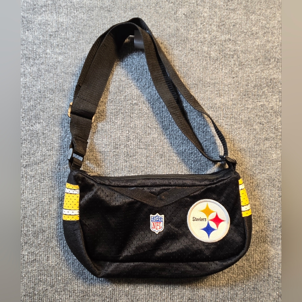 Pittsburgh Steelers NFL Pro-FAN-ity‎ by Littleearth Jersey Mesh Shoulder Bag - Picture 3 of 13